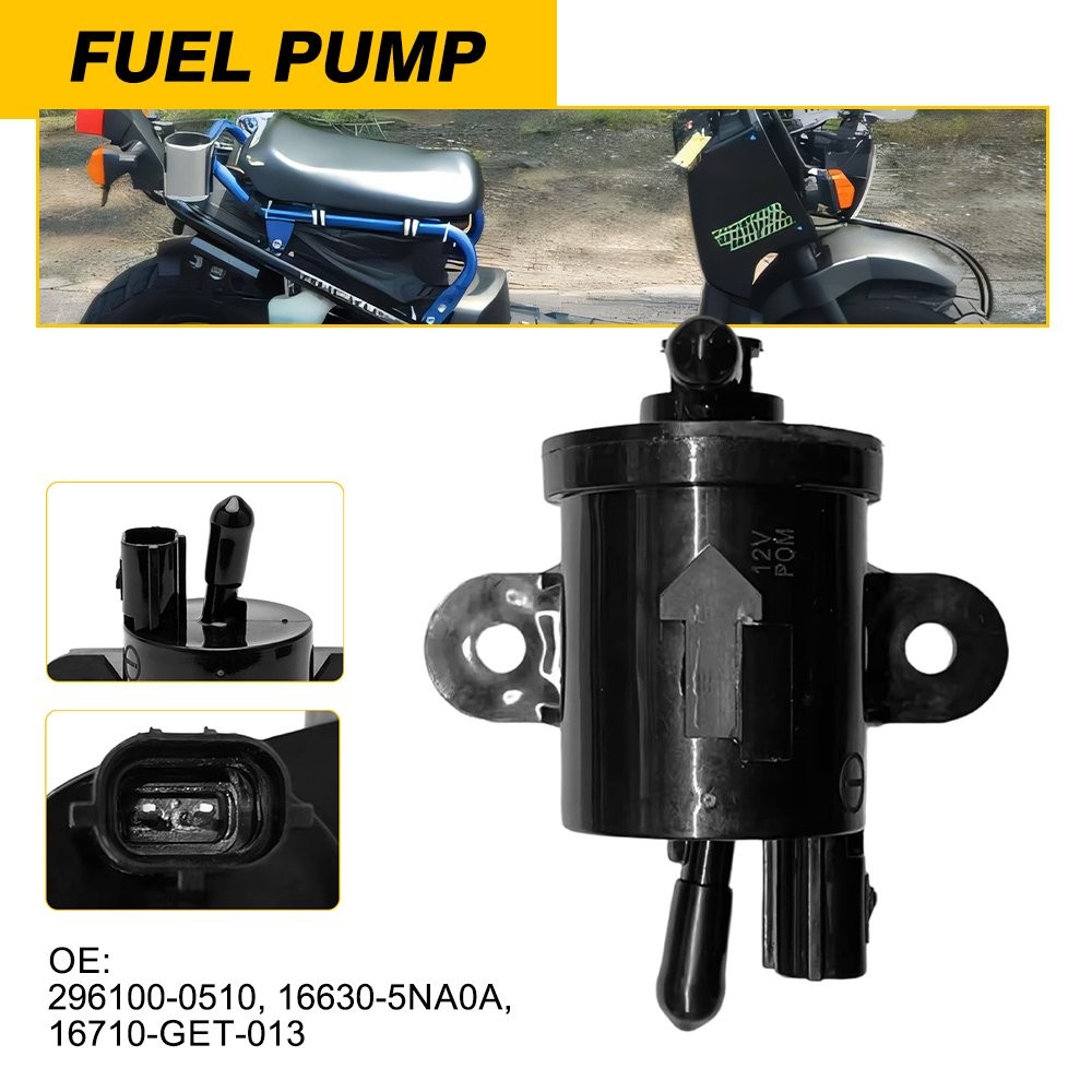 Fuel Pump Black 2PIN For Honda Metropolitan 50 II CHF50PS 2004-2005 296100-0510