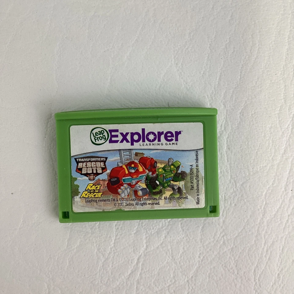 Leap Frog Leapster Explorer Handheld Learning Game Transformers Cartridge TESTED - Image 3 of 4