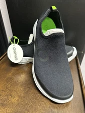 OOFOS OOMG Sport LS Women - Black White - Athletic Shoes - Size Women 11