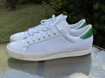 Adidas Rod Laver Vintage Men's Sz 12 White Canvas Lifestyle