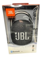 JBL Clip 4 Portable Bluetooth Speaker   Black   Waterproof   Brand New Sealed
