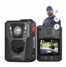 BOBLOV F3 128GB EIS 2K Body Mounted Camera, Image Stabilization Supported