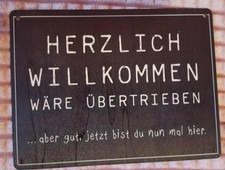 holzschild mit spruch Neu 15x20cm Lustig Gesc...