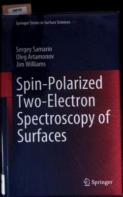 Spin-Polarized Two-Electron Spectroscopy of Surfaces. Springer series in surface