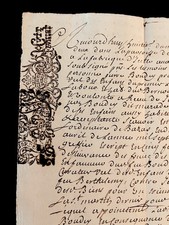 Stamped and Watermarked Manuscript from 1702