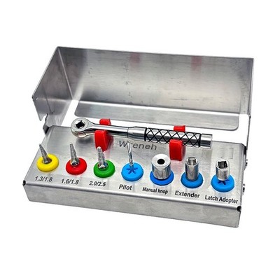 Dental Implant Removal Kit Bone Expander SOS Set Remove Broken Fixture Ratchet