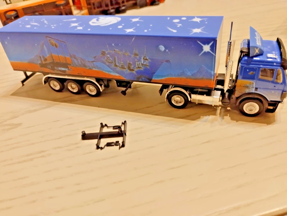 1/87 KONVOLUT LKW 16 Stücke AWM HERPA ROSKOPF ASG EDEKA FISCHER SCHUON BALDO... - Immagine 4 di 4