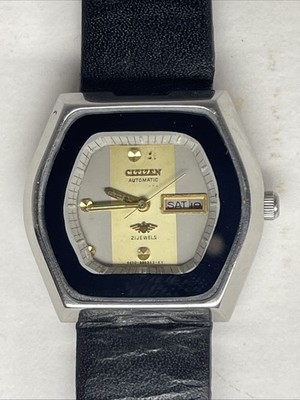 Citizen Watch Japan Automatic 21J Water Resistant Day Date Indicator Unisex VTG