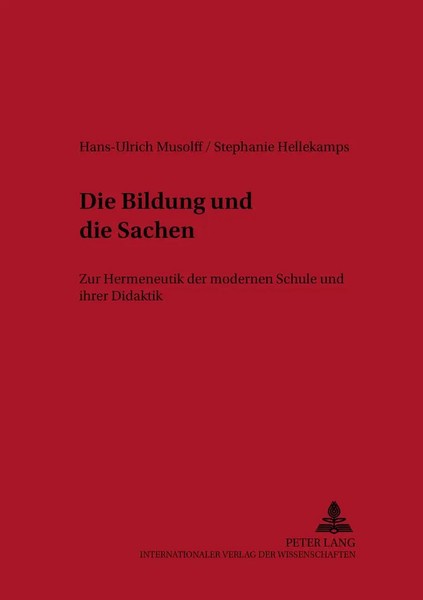 Stephanie Hellekamps (U. A.) | Die Bildung Und Die Sachen | Taschenbuch (2003)-image