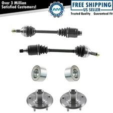 Front CV Axle Shaft Assembly Wheel Hub Bearing Kit Set 4pc for CR-V Auto AT