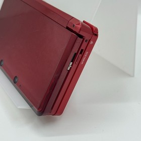 Nintendo 3DS region free Flare Red console / Charger / SD card / Stylus pen