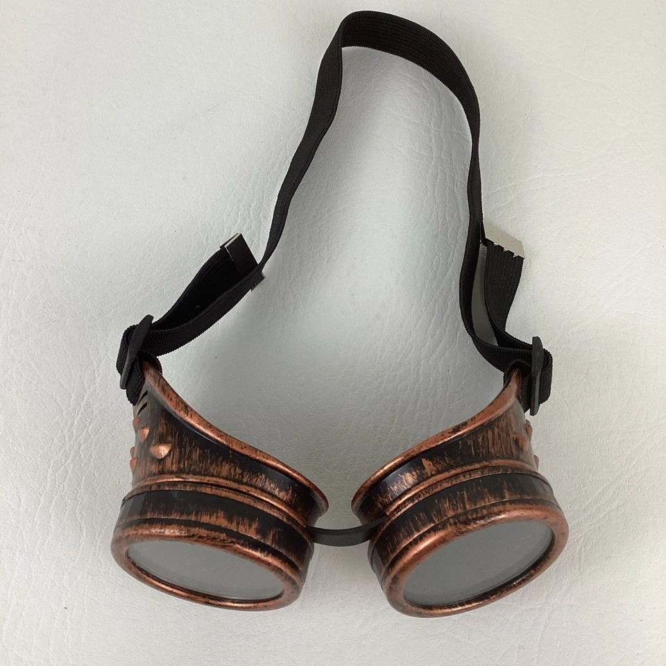 Óculos de proteção steampunk fantasia de Halloween cosplay gótico ajustável óculos - Imagem 2 de 4