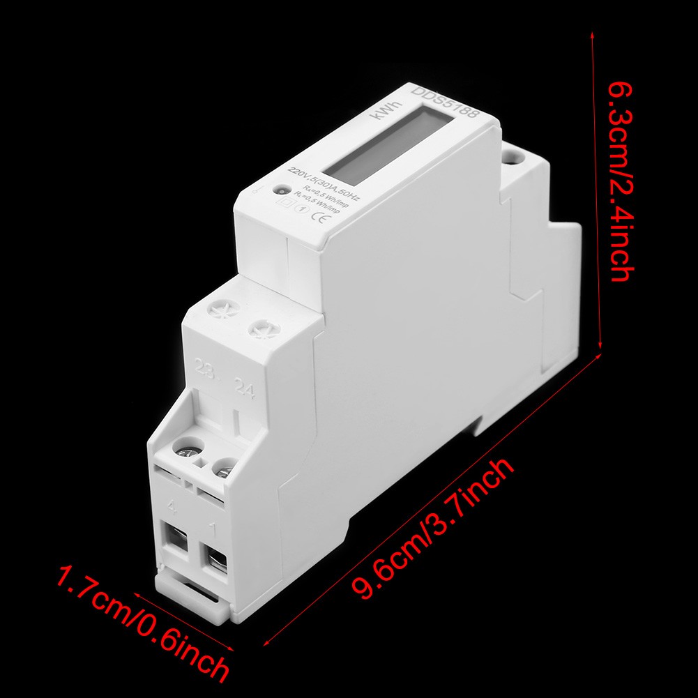 Digital Din Rail Energy Meter Accurate Measurement For Home Use