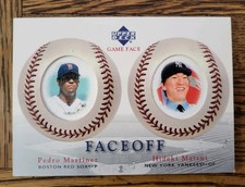 2003 Upper Deck Game Face #188 Faceoff Pedro Martinez/Hideki Matsui (RC) 