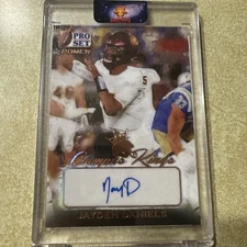 2021 Leaf Pro Set Power - Campus Kings Autographs Jayden Daniels #CK-JD1 (AU, RC