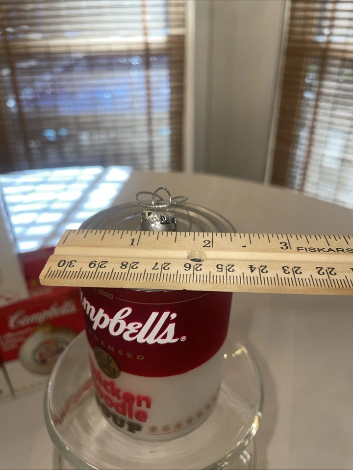 Adornos navideños de cristal Campbell de los años 1983-2004 Foto 4 de 4