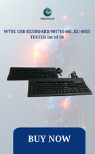 WYSE USB KEYBOARD 901716-06L KU-8933 TESTED lot of 10