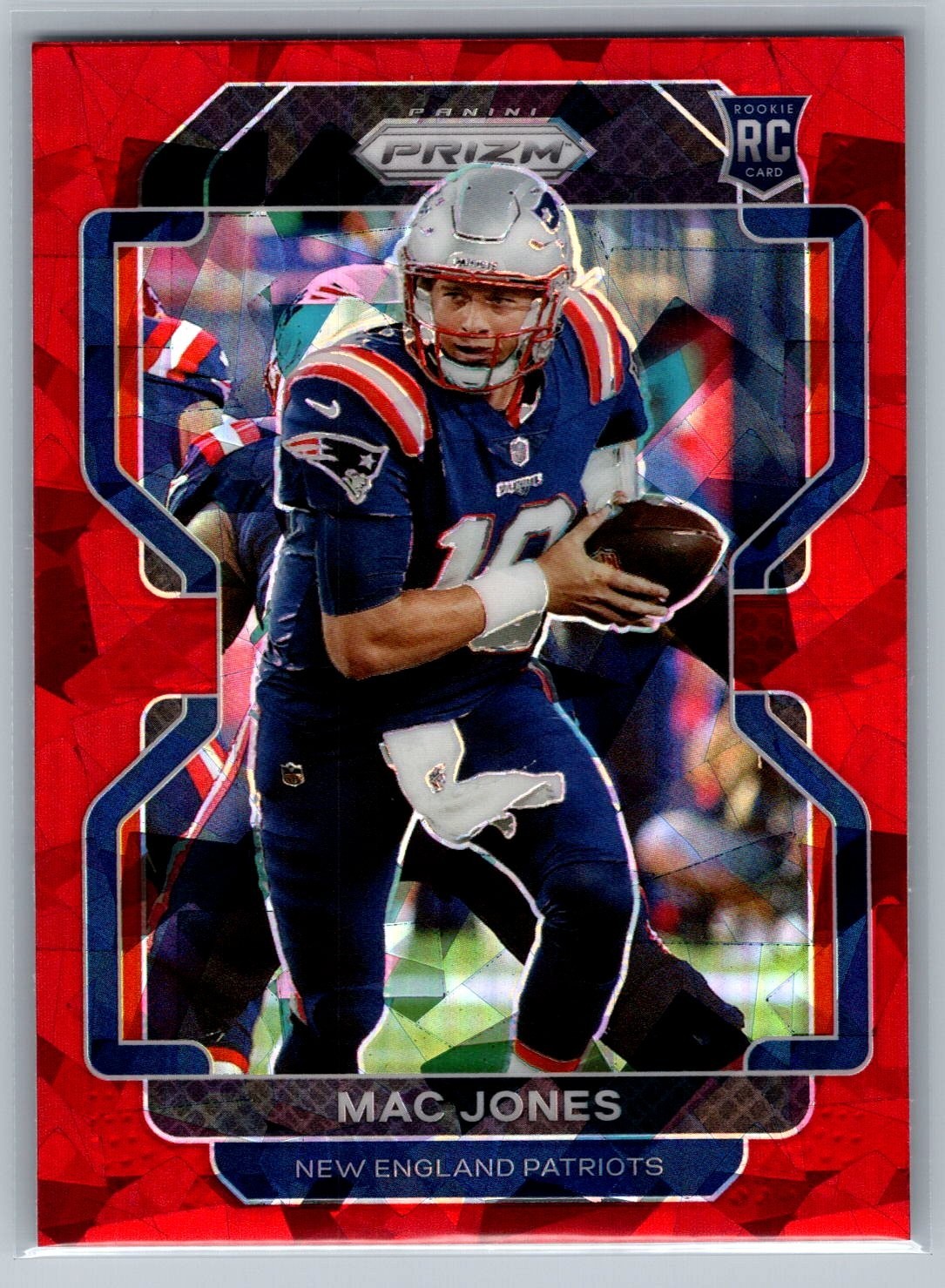 2021 Panini Prizm - Rookie Mac Jones #336 Red Ice Prizm (RC)