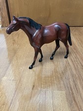 Vintage Thouroughbred Plastic 9" Horse