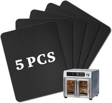 5 PCS Teflon Mats Oven Liner for Emeril Lagasse 26 QT French Door 360 Air Fryer,