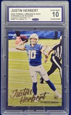 Justin Herbert 2020 Panini Chronicles Luminance Update #203 CCG 10