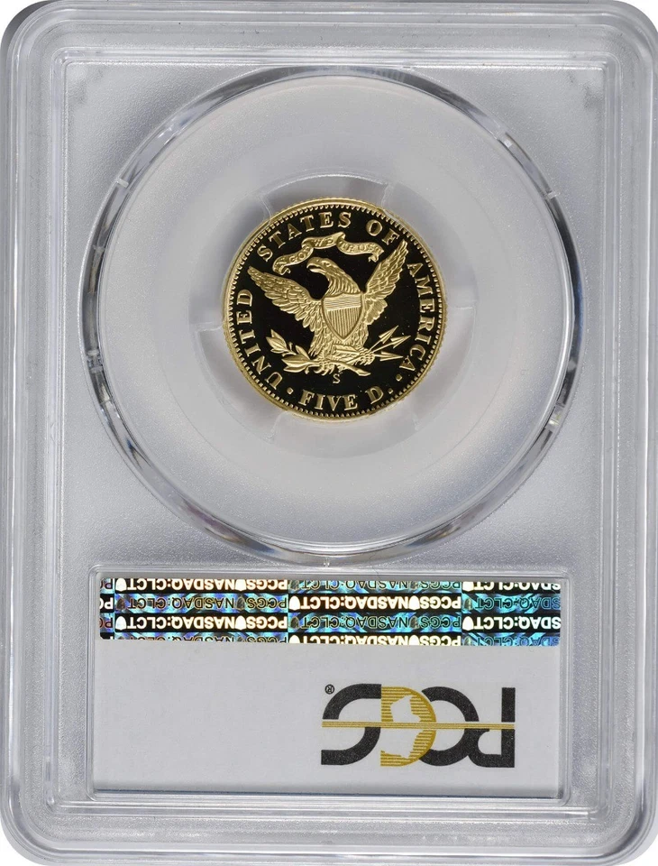 2006-S San Francisco Old Mint $5 Gold Five Dollar Proof Commem. PR69DCAM PCGS - Image 2 of 2