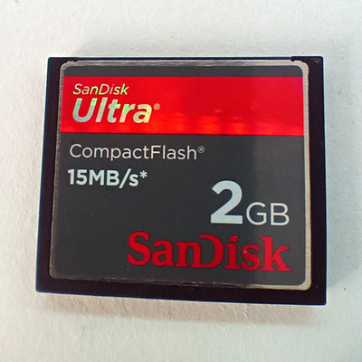 SanDisk Ultra CompactFlash Speicherkarte 2 GB 15MB/s   universell kompatibel