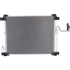 AC Condenser For 2008-2012 Infiniti EX35 2009-2012 FX35 3.5L 3.7L 5.0L Aluminum