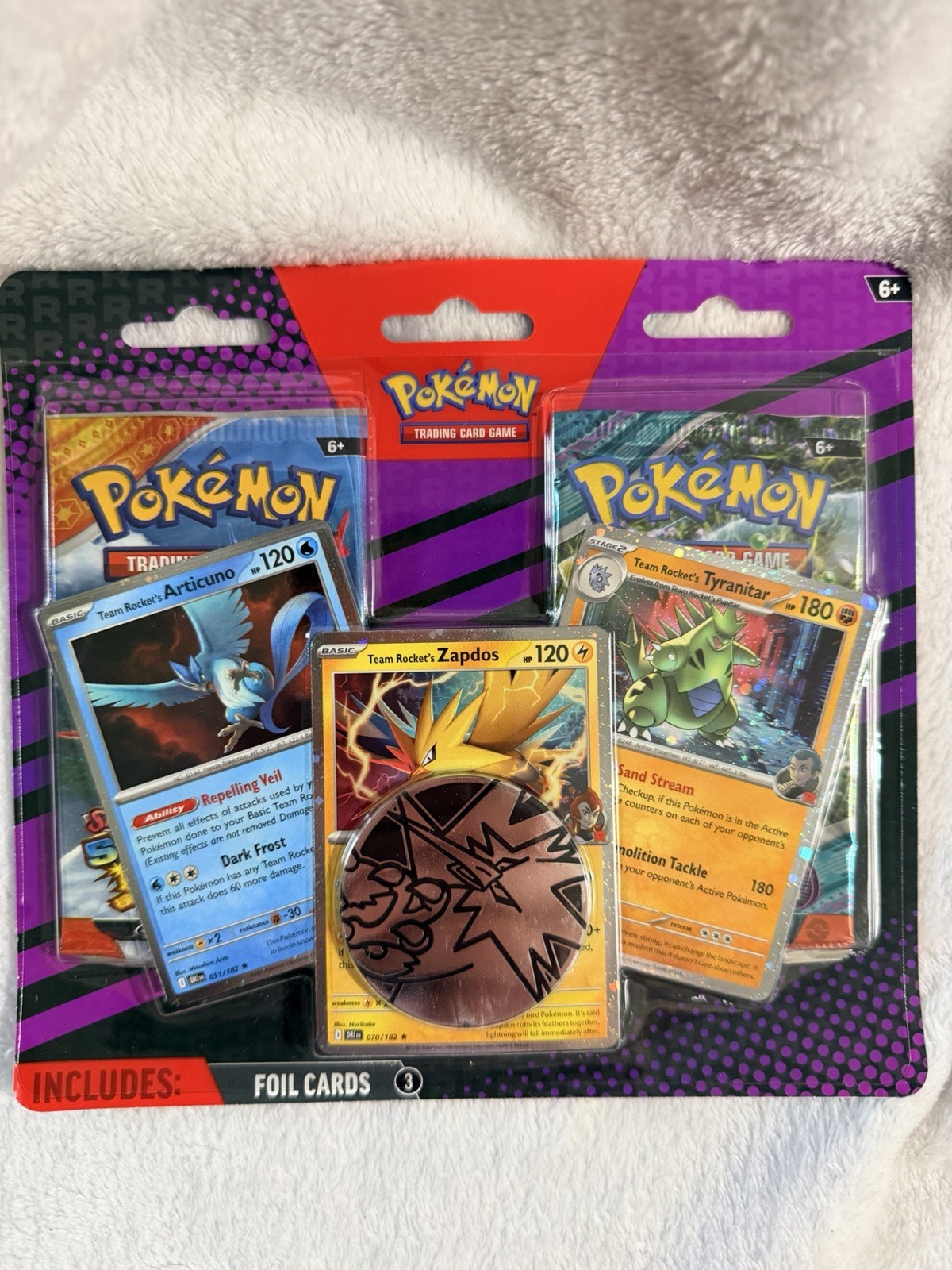 Pokémon Card Enhanced 2-pack blister with 3 foil cards and coin