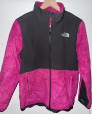 The North Face Denali Polartec Jacket Girl  s Size XL Pink Recycled Fleece Zip Up