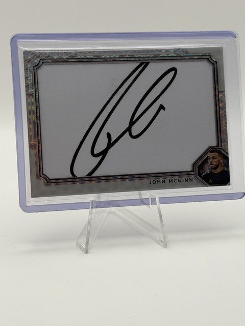 1/1 JOHN McGINN Auto Futera Platinum Aston Villa CAPTAIN One of One Autograph