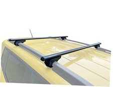 53" All Universal Crossbars Roof Racks Compatible with Raised Roof Side Black