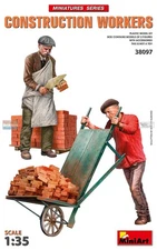 MIA38097 1:35 MiniArt Construction Workers Figure Set