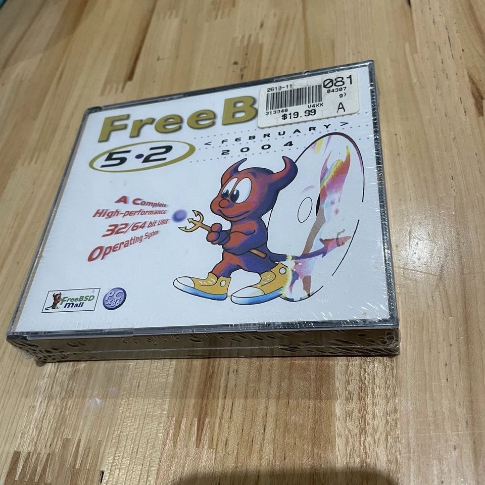 FreeBSD 5.2 February 2004 BSD 32 / 64 bit Unix Operating System SEALED - Image 3 of 4