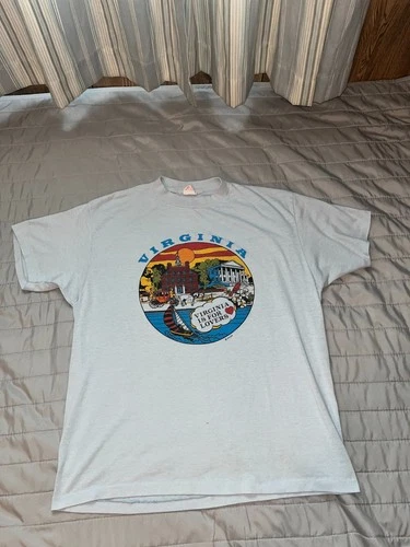 Vintage Single Stitch Virginia Is For Lovers Shirt XL
