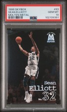 1998 SKYBOX MOLTEN METAL #83 SEAN ELLIOTT PSA 10