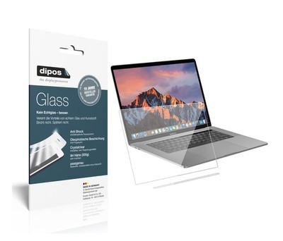 2x Schutzfolie für Apple MacBook Pro 15 Zoll (2019) Touchbar - Anti-Shock 9H