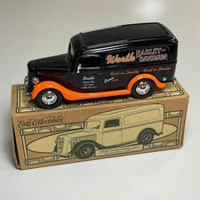2000 Ertl 1936 Ford Panel Van Worth Harley Davidson Diecast Bank - New In Box