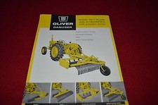 Oliver Traktor OB-7 Klinge & Befestigungen Dealer's Brosch&uuml;re Jknb