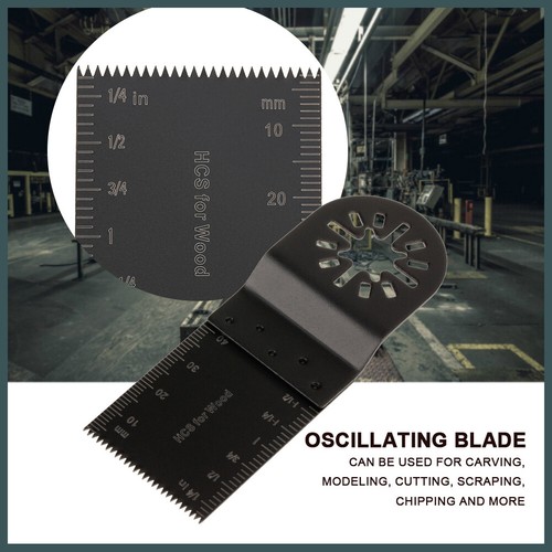 80x 34mm Oscillating Multi Tool Bi-metal Saw Blade for Fein Multimaster Makita - Picture 5 of 11