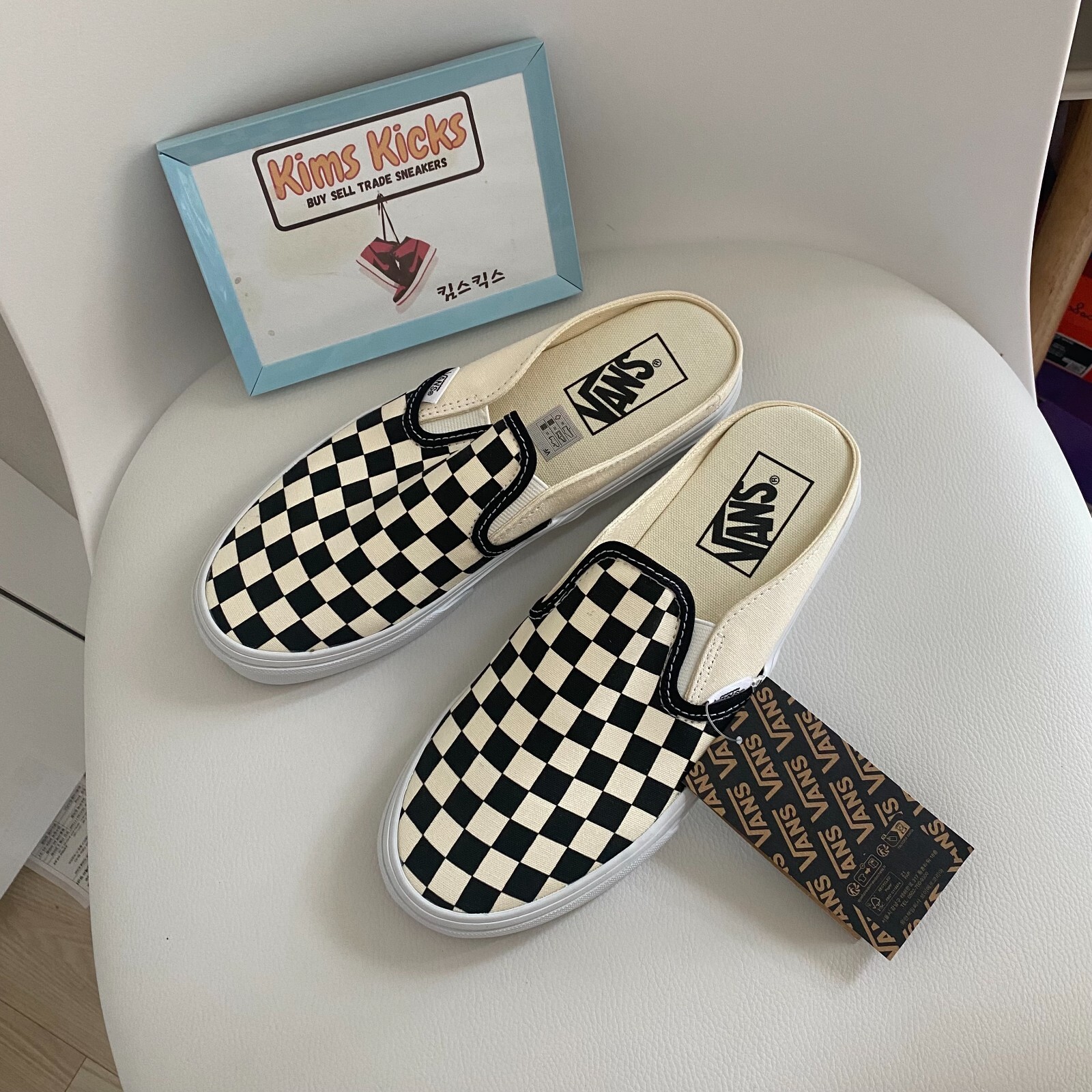 Sneakers Checkered Vans Instagram HOT Mule Checkerboard Vans