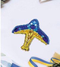 DIY Jewelry Making Beading kit My dream Brooch Bead Embroidery Pin Needlepoint