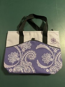 Gaiam Yoga - Pilates - Purple Flower Carry Tote Bag  - Work Out Fitness Aerobics