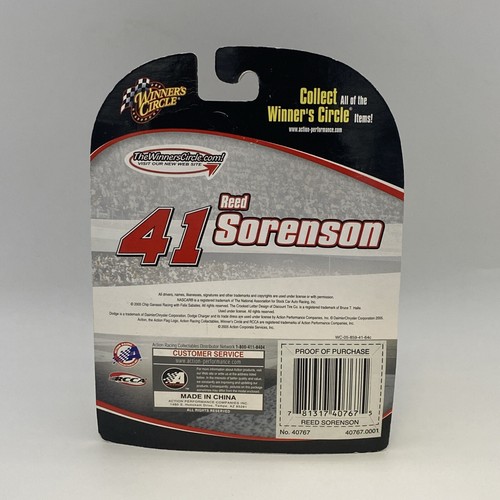 New Sealed Reed Sorenson #41 2005 Coats Raced Version 1:64 With Hood Magnet - Picture 2 of 2