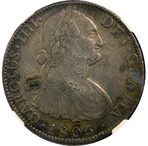 Mexico 1805 MO-TH 8 Reales NGC VF 35 (06-2)