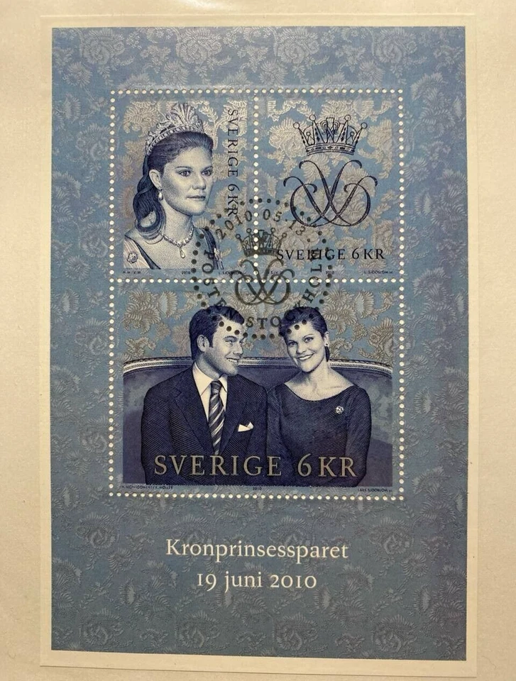 Sweden 2010 Royal Couple Kronprinsessparet First Day Cover - Image 2 of 2