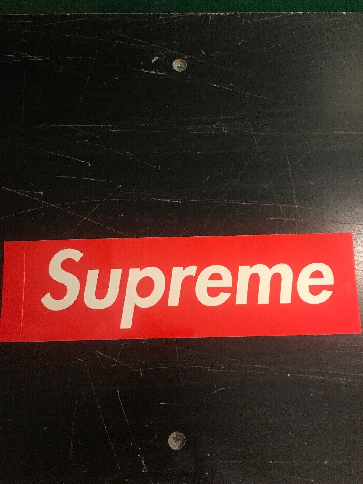 Supreme Box Logo Sticker Classic Red 100% Authentic Bogo