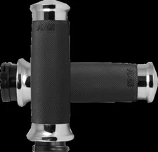 Avon Grips Custom Contour Chrome Grips CC-85-CH