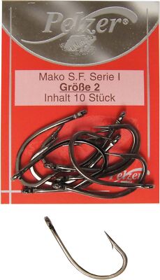 Pelzer Haken Mako S.F. Serie 1 Karpfenhaken, Angelhaken, Haken, Hook