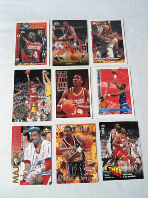HAKEEM OLAJUWON 9-Card Lot 1993 Topps #2  plus 8 Cards